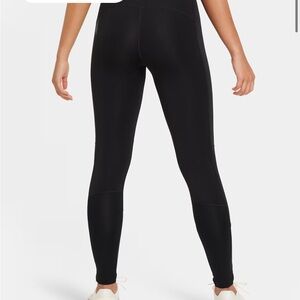 Girls Nike Black Leggings